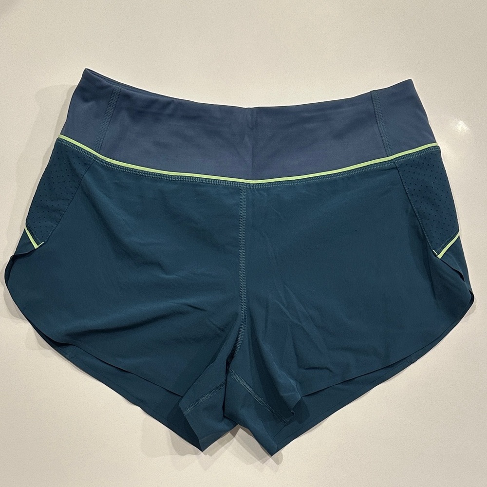 Athleta Teal and Navy Athletic Shorts